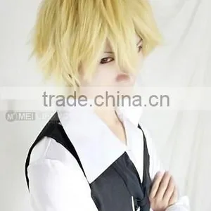 Cheap Synthetic Cosplay Wigs for Men Prices Purple Short Hair Wigs Wholesale thumbnail-6