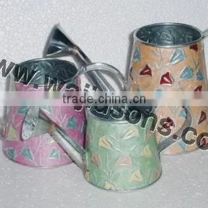 Indian Watering Can, Watering Can Oval Metal thumbnail-1