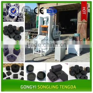 Hydraulic System High Capacity Shisha Charcoal Briquette Press Machine thumbnail-1