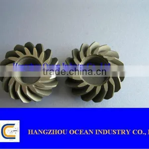 Crown Wheel and Pinion Gear Bevel Gear in Rear Drive Axle of Minicar. thumbnail-1