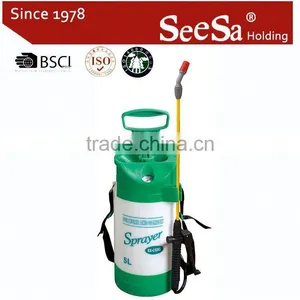 5Lgarden Plastic Pressure Sprayer Pressure Garden Sprayer With and PP Handle, Customized Logos or Designs Are Accepted thumbnail-1