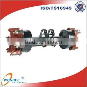 China Factory Truck Suspension Parts 16 Ton Axle thumbnail-1