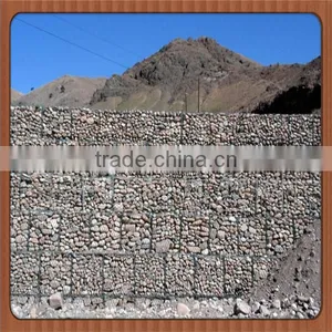 High Quality Galvanized Gabion Baskets / Galvanized PVC Coated Gabion Mesh thumbnail-6