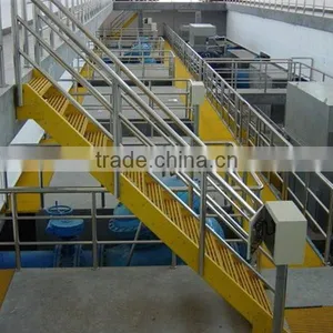 Corrosion Resistant Fiberglass Combination Platform Ladder From China thumbnail-3