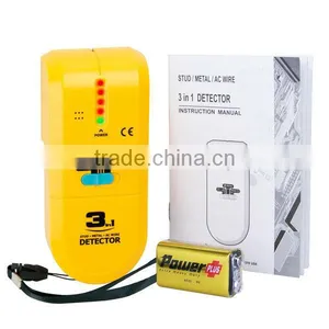 3-in-1 Detector Find Metal Wood Studs AC Voltage Live Wire Scanner Finder With Groove + Buzzer thumbnail-2