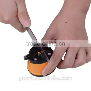 Kitchen Knife Sharpener With Diamond Sharpening Stone, Sharpens Ceramic and Other Knives and Scissors, Easy to Use, Made Japan thumbnail-1