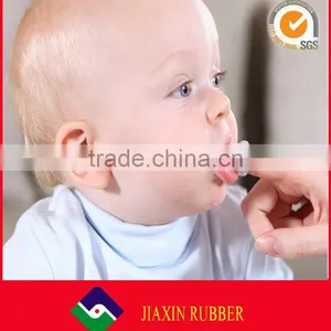 High Quality Custom Soft Transparent Silicone Finger Toothbrush for Baby /kid /infant/toddler thumbnail-6