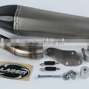 For SUZUKI GSX-R750 2011- SM Motorcycle Exhaust Pipe LASER Delta Slip-on Muffler thumbnail-1