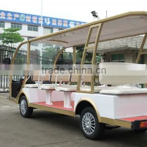 14 Seats Personal Transport Electric Tourist Bus Golf Vehicle thumbnail-6