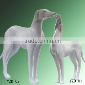 Wholesale Fiberglass Animal Statues Dog Mannequins thumbnail-1
