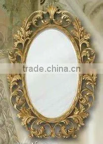 Wooden Classical Hand Carved Wall Mirror, MOQ:1PCS(B70101) thumbnail-1