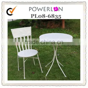 Wrought Iron Beer Garden Table and Bench thumbnail-1