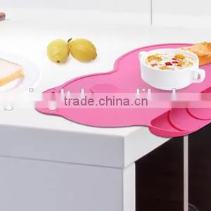 Silicone Placemat, Silicone Pad Baby Table Mat ,Waterproof Antibiosis Tableware Placemat thumbnail-1