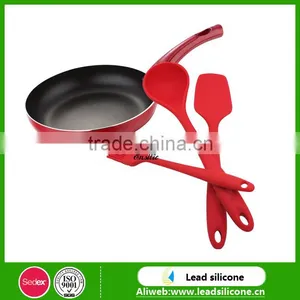 Cooking Utensils Set for the Kitchen Premium Silicone Kitchen Tools Set ISO9001 Certification Food-grade Silicone Cooking Sets thumbnail-5