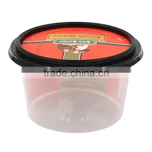 Plastic Sauce Container With IML,Jam Cups With Lid,Custom Logo Jam Tub. thumbnail-4