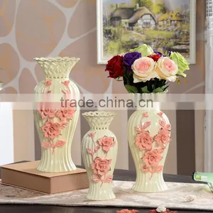 a Container That is Used for Holding Flowers,good Quality Ceramic Vase for Home Decoration,decorated Ceramic Vase for Wedding thumbnail-1