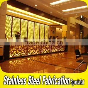Customized Decorative Metal Restaurant Partition Screen Divider thumbnail-1