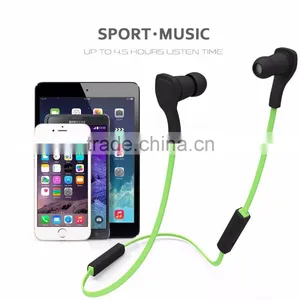New Factory Cheap Wireless Sport Music Earbuds, Stereo Sweat-proof Bluetooth 4.1 Sport Headsets For Sale thumbnail-6