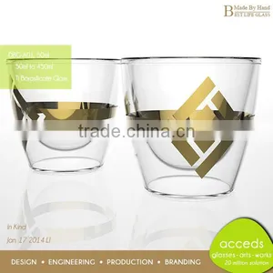 Customized Printing New Doube Wall Glass Milk Cup thumbnail-1