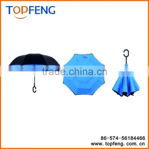 Reverse Umbrella C Hook Handle Double Layer Reverse Umbrella Double Layer Umbrella thumbnail-5