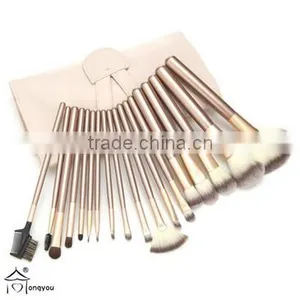 18pcs New Style Best Rated Travel Personalized Makeup Brushes Rose Gold Champagne thumbnail-1