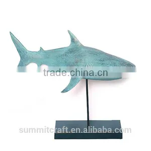 Modern Polyresin Animal Shark Figurine thumbnail-1