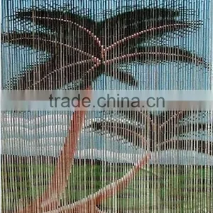 High Quality Best Selling Bamboo Door Curtain With Double Palm Trees in Viet Nam thumbnail-1