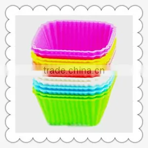 Colorful Muffin Silicone Cake Mold thumbnail-1