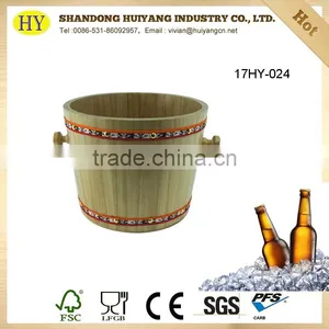 Wholesale Paulownia Wood Ice Bucket for Beer or Wine thumbnail-1