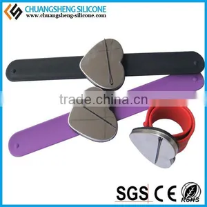 Heart-shaped Silicone Magnet Patted Bracelet,bangle,wristband thumbnail-4