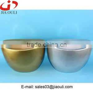 Silver and Gold Ingot Shape Planters Pots, Plant Pots thumbnail-3