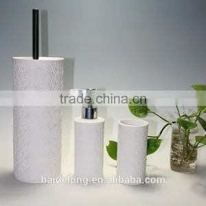 Matte White Bathroom Set thumbnail-1