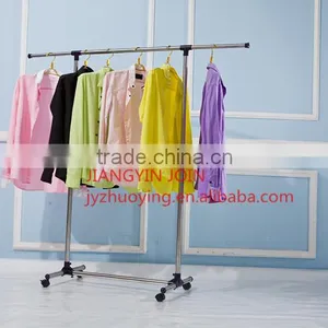 2031D Foldable Metal Cloth Rack With Stand / Coat Hanger thumbnail-1