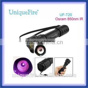 Uniquefire Uf-t20 Led ir Infrared Illuminator 850nm Flashlight thumbnail-1