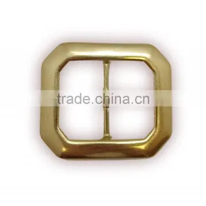 1-1/2" Solid Brass Center Bar Buckle With One Prong, Belt Buckle thumbnail-1