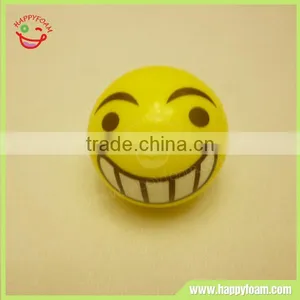 Funny Bad Smile Facial Emoji PU Foam Anti Stress Ball Relief Toy thumbnail-1