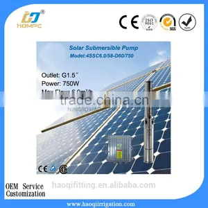 1000W 4 Inch Centrifugal Solar Power Submersible Pump thumbnail-1