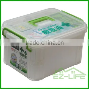 Hot Selling Home Decoration Storage Functional Emergency Plastic Trunk Medical First Aid Kit Storage Box thumbnail-1