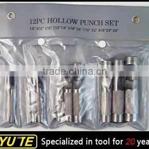 2017 Yute 12PCS Hole Punch for Plastic Bags Set in PVC Bags thumbnail-1