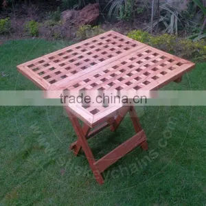 Wooden Picnic Table - Folding thumbnail-1