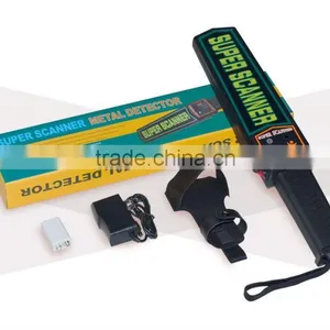 Super Body Scanner Hand Held Metal Detectors / Superwand Handy Detectors With Led Lights thumbnail-2