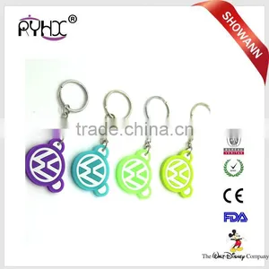 2017 Hot Sale New Product Custom Colorful PVC Keychain Made In China Wholesale thumbnail-1