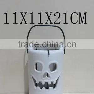Halloween Ceramic Pumkin With LED Light thumbnail-2