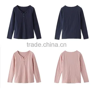 New Style 2015 Fashion Woman Bulk V-neck t Shirt With Wholesale Prices thumbnail-5