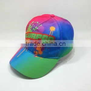 High Quality Baseball Cap With Graffiti Printing And Mulit Color Dad Cap thumbnail-2