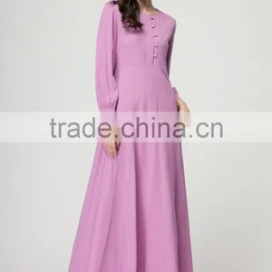 Kaftan Abaya Muslim Wear Arabian Maxi Women Abaya Dresses ,Saudi Arab Style Thobe Women Dubai Abaya thumbnail-1