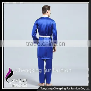 CXLLSP01Z Sexy Silk Pajamas Set Night Robe Homewear Sleepwear thumbnail-4