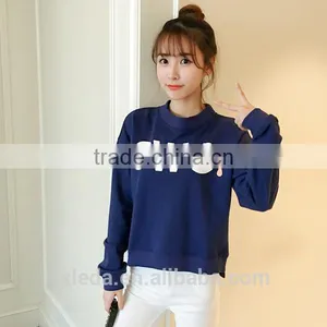 2016new Designs Custom Letters Printed Pullover Whitout Hood thumbnail-4