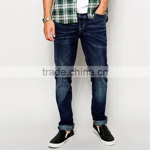 Custom 98%cotton 2%spandex Men Denim Jeans thumbnail-1