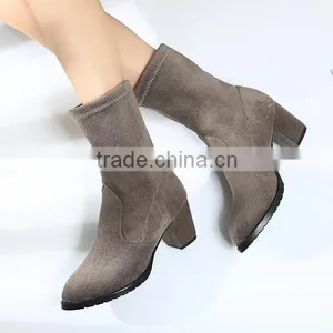 Zm35772a 2017 Autumn Ladies High Heel Boots New Style Women Shoes thumbnail-5